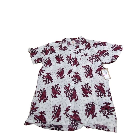 Levi's Strauss Men's Haskell Marshmallow 2XL Shirt Short Sleeve Button Down - Picture 4 of 5